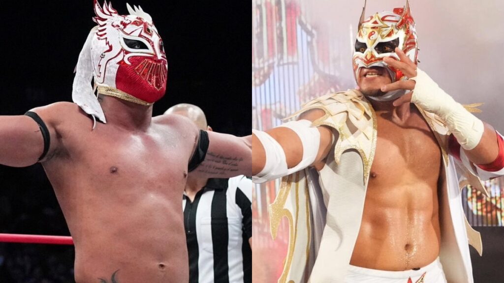 WWE's Dragon Lee and AEW's Dralistico