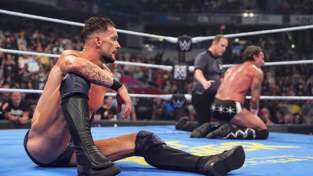 WWE stars Finn Balor and CM Punk on SmackDown