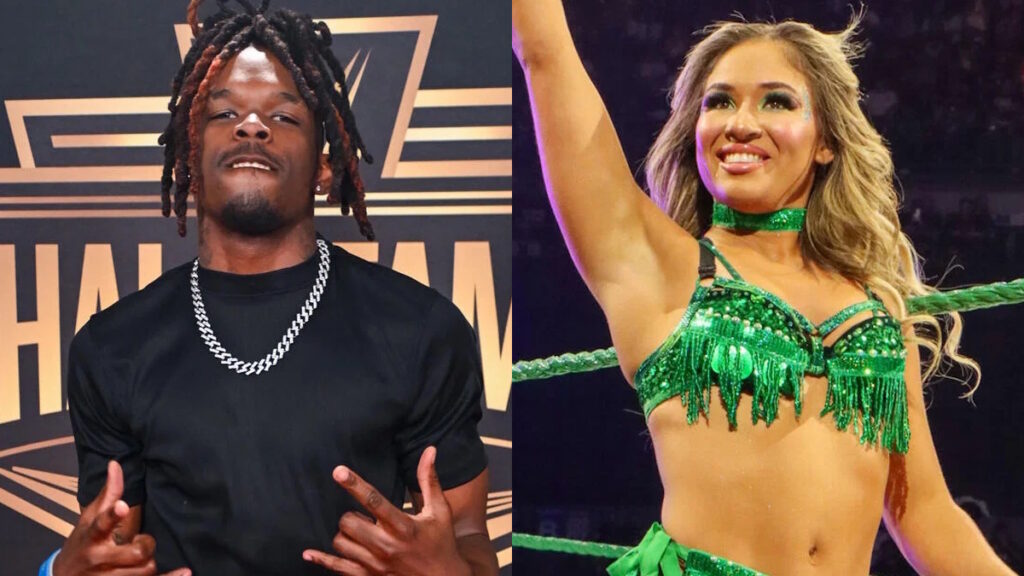 WWE stars Je'Von Evans and Lola Vice