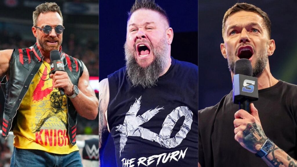 WWE's LA Knight, Kevin Owens and Finn Balor