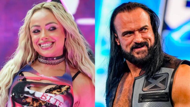 WWE stars Liv Morgan and Drew McIntyre