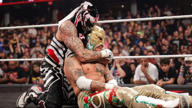 WWE stars Penta and Rey Fenix
