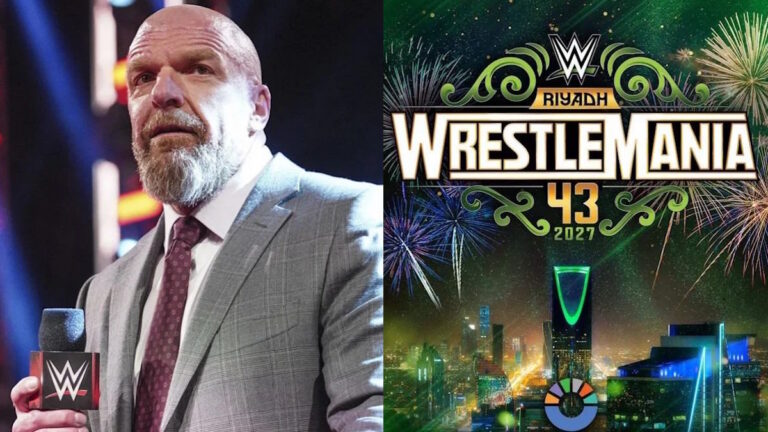 Triple H and WWE WrestleMania 43 logo
