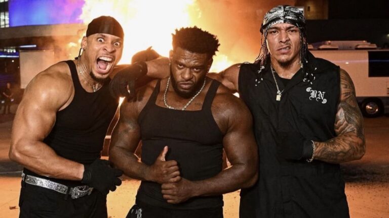 Royce Keys, Lucien Price & Bronco Nima of 946 in WWE