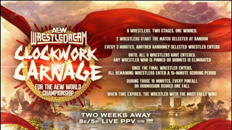 AEW WrestleDream Clockwork Carnage rules