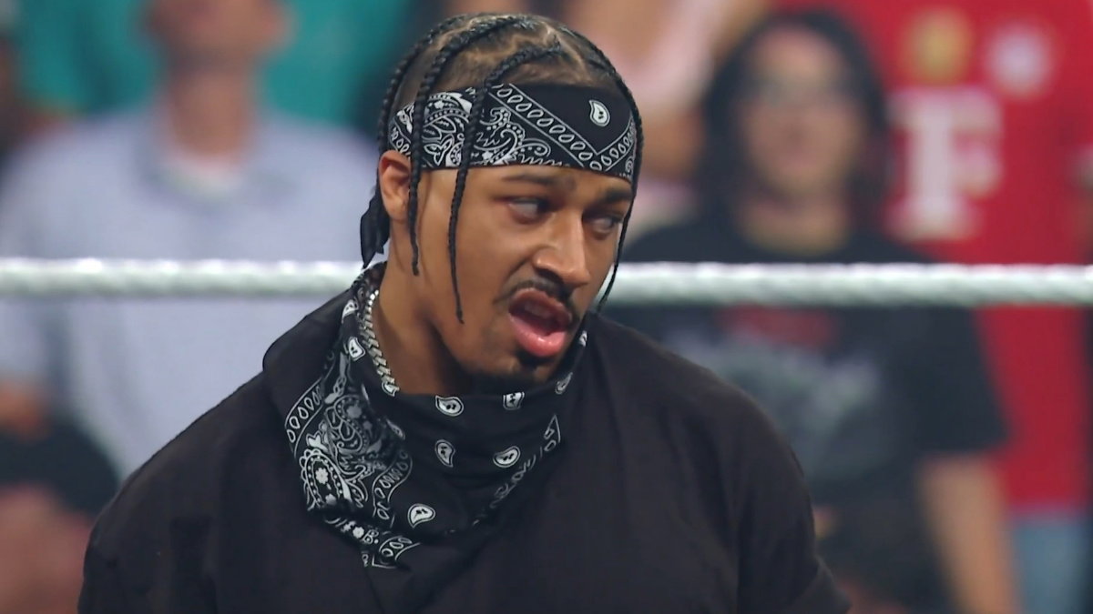Carmelo Hayes in the 946 on WWE Raw