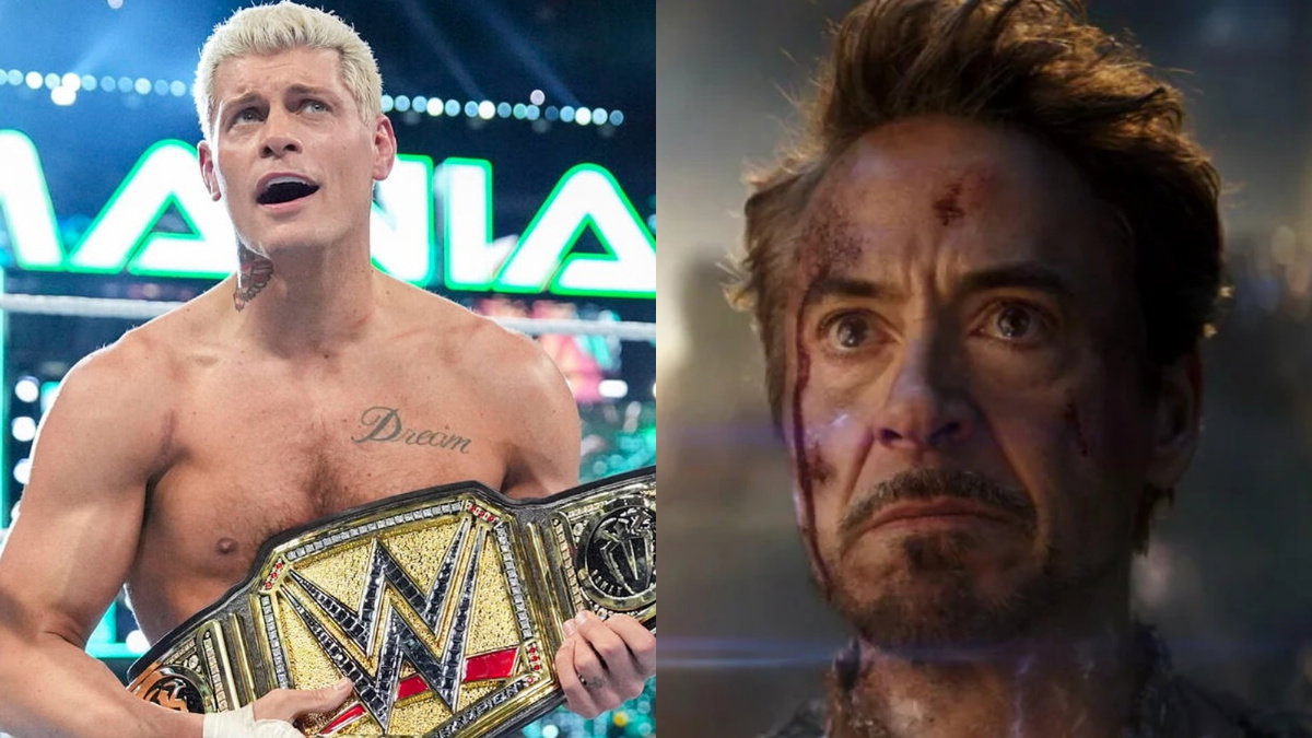 Undisputed WWE Champion Cody Rhodes & Tony Stark in Avengers Endgame