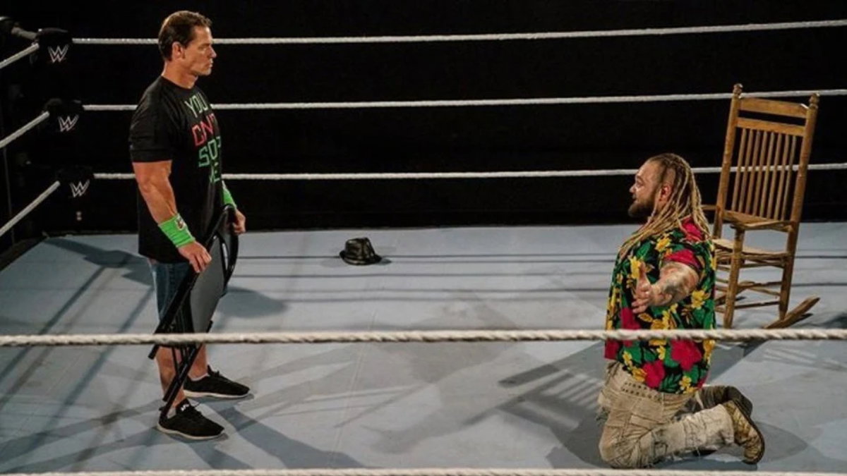 WWE Firefly Funhouse match between John Cena and Bray Wyatt