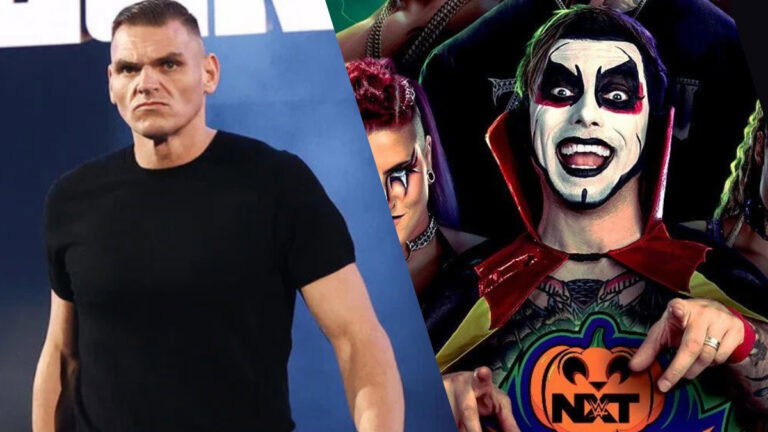 WWE's GUNTHER and Danhausen from NXT Halloween Havoc graphic