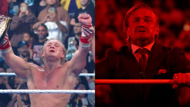 Ilja Dragunov as WWE United States Champion and at AEW WrestleDream