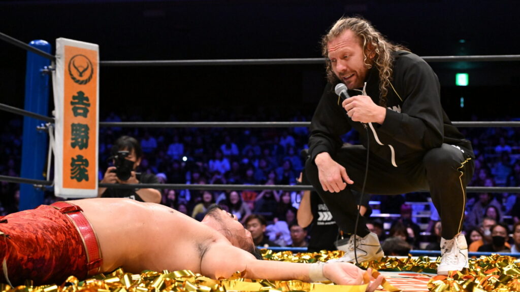 AEW's Kenny Omega and NJPW's Yota Tsuji