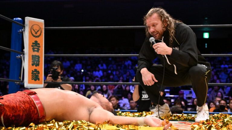 AEW's Kenny Omega and NJPW's Yota Tsuji