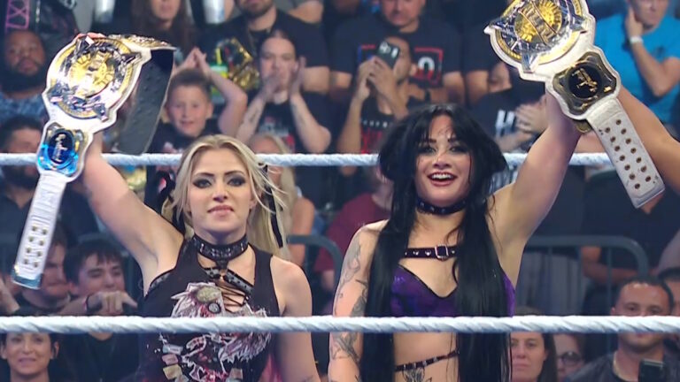 WWE Women's Tag Team Champions Alexa Bliss and Charlotte Flair