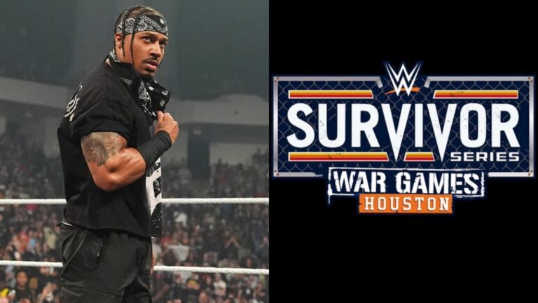 WWE Survivor Series 2026 logo with 946's Carmelo Hayes