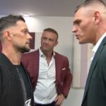 WWE's GUNTHER, Finn Balor and Nick Aldis.