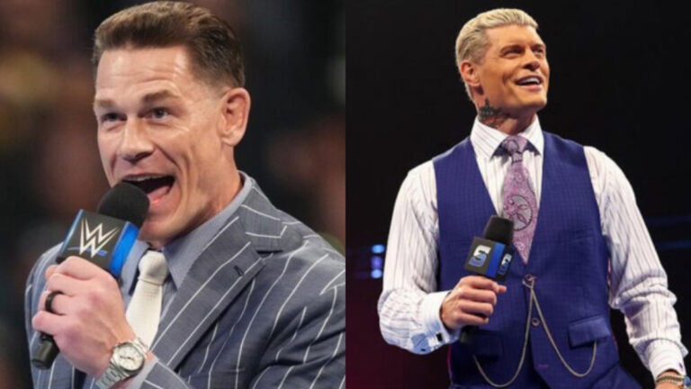 WWE stars John Cena & Cody Rhodes