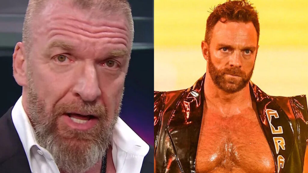 WWE stars Triple H and LA Knight